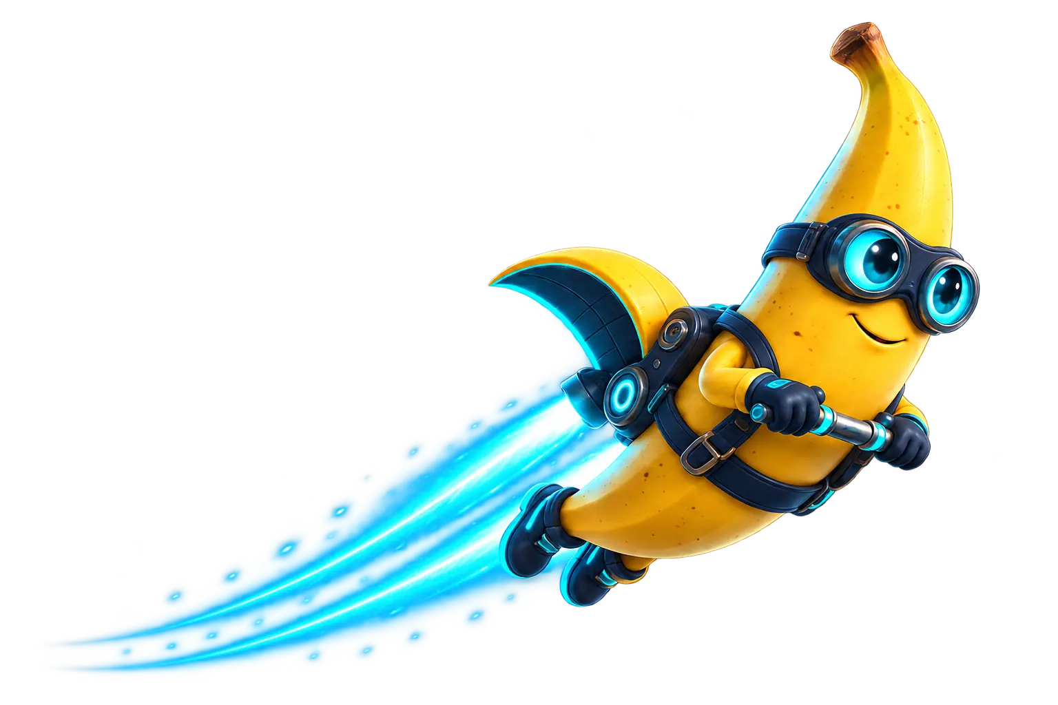Sky Banana character illustration from the Sky Fruit collection